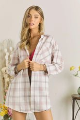 ADORA utton Down Plaid Shirt OutfitFlow
